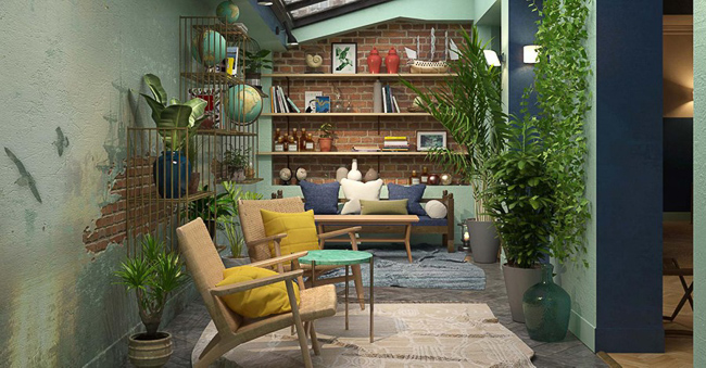 Phong cách thiết kế nội thất nhiệt đới (từ 1800 đến nay)